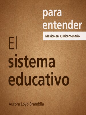 cover image of El Sistema Educativo